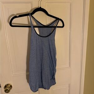 Blue Racerback Tank Top